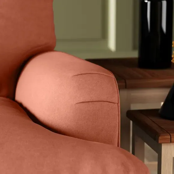 4-Seater Chesterfield Sofa - Coral, Velvet