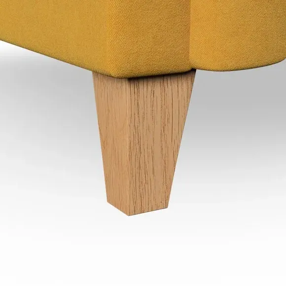 4-Seater Chesterfield Sofa - Gold, Velvet