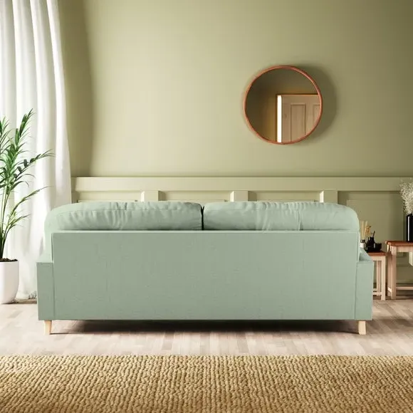 4-Seater Chesterfield Sofa - Green, Velvet