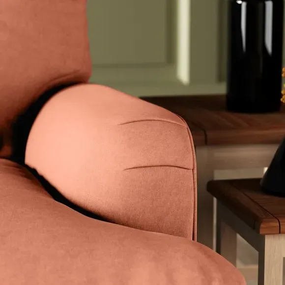 4-Seater Chesterfield Sofa - Orange, Velvet