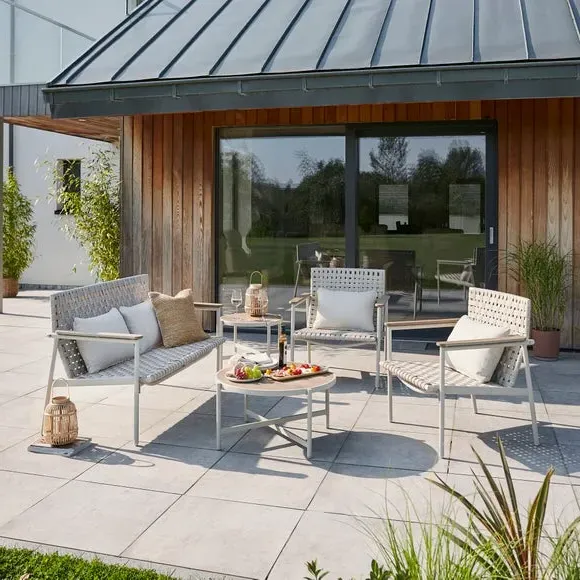 4-Seater Conversation Set - Natural, Rattan image