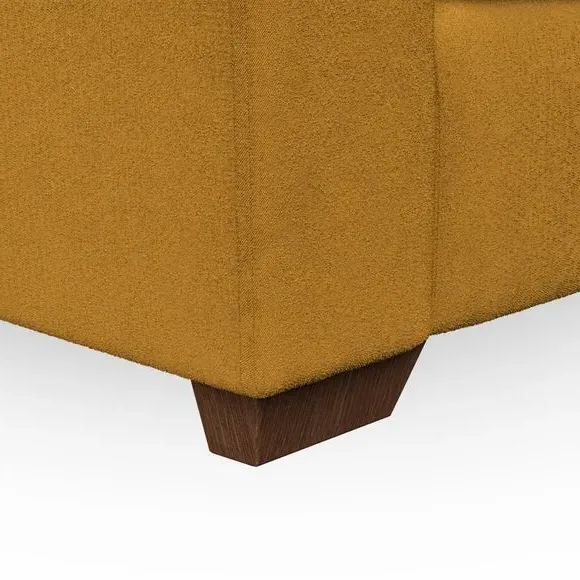 4-Seater Corner Chaise Sofa - Amber