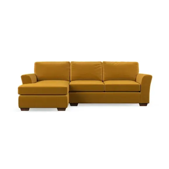 4-Seater Corner Chaise Sofa - Amber