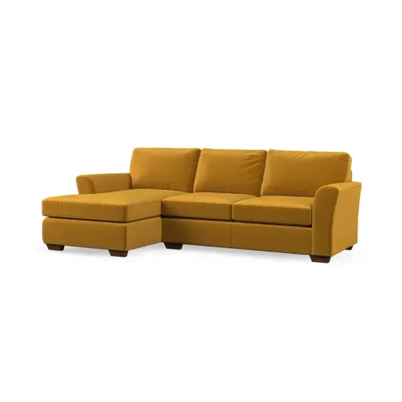 4-Seater Corner Chaise Sofa - Amber