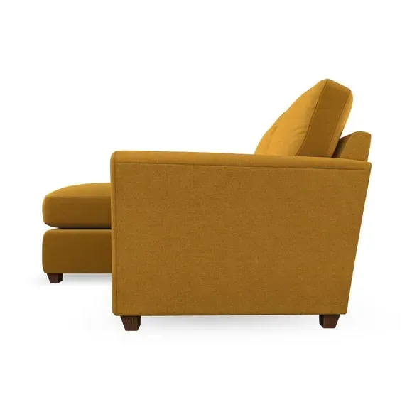 4-Seater Corner Chaise Sofa - Amber