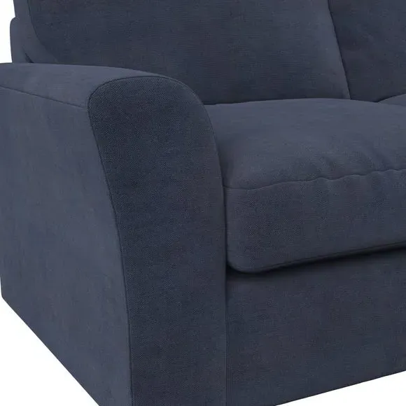4-Seater Corner Chaise Sofa - Navy