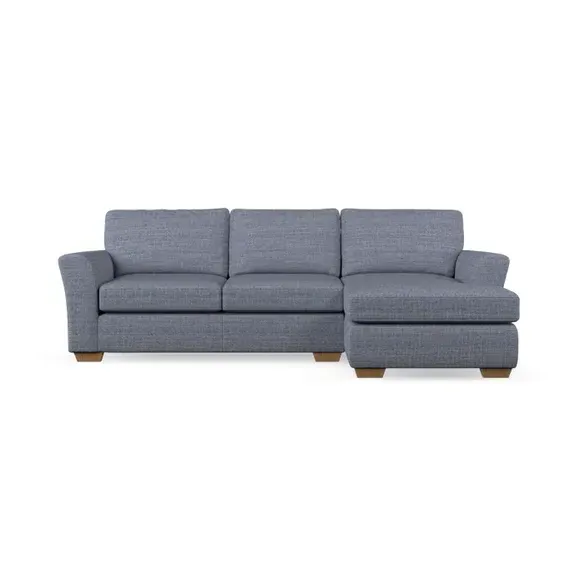 4-Seater Corner Chaise Sofa - Navy
