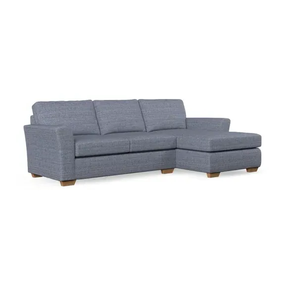 4-Seater Corner Chaise Sofa - Navy