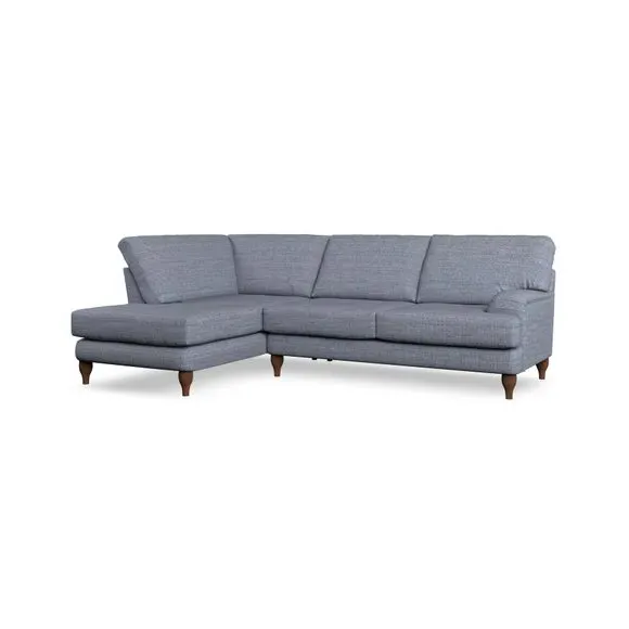4-Seater Corner Chaise Sofa - Navy, Fabric