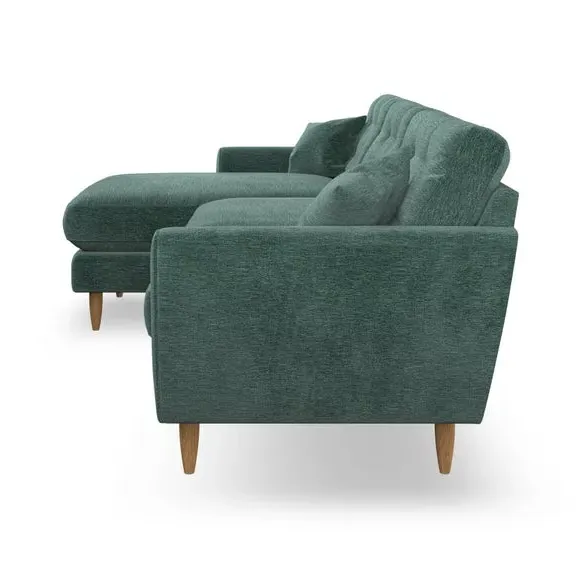 4-Seater Corner Chaise Sofa - Pacific, Chenille