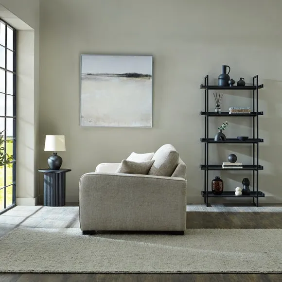 4-Seater Deep Sit Sofa - Mushroom, Chenille