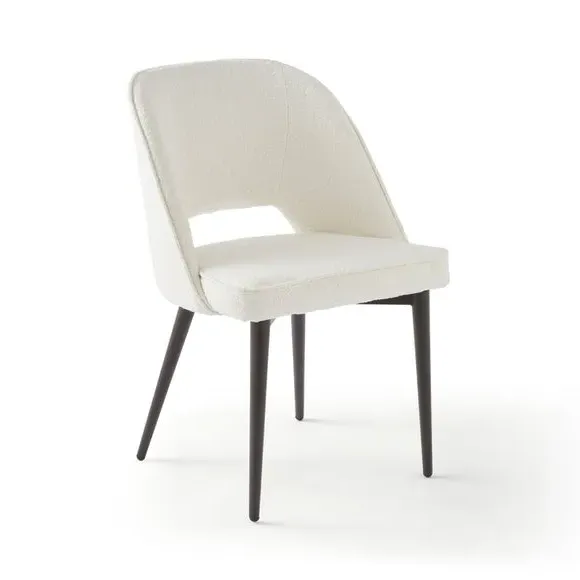4-Seater Round Dining Set with Chairs - Ivory