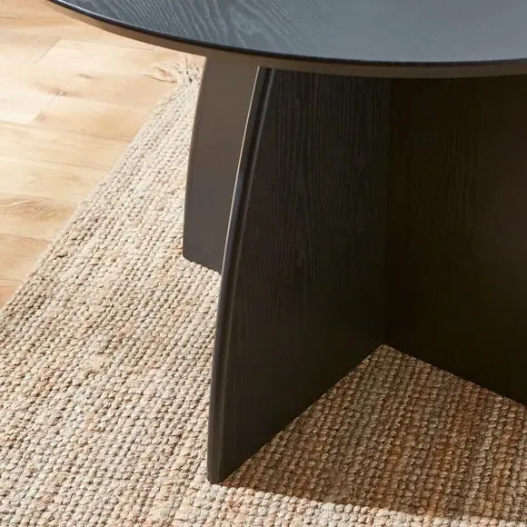 4-Seater Round Dining Set with Chairs - Olive