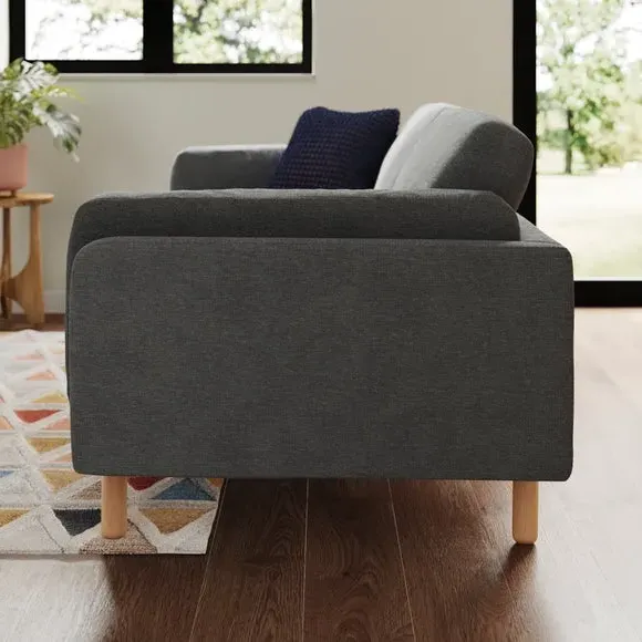 4-Seater Sofa - Graphite, Chenille