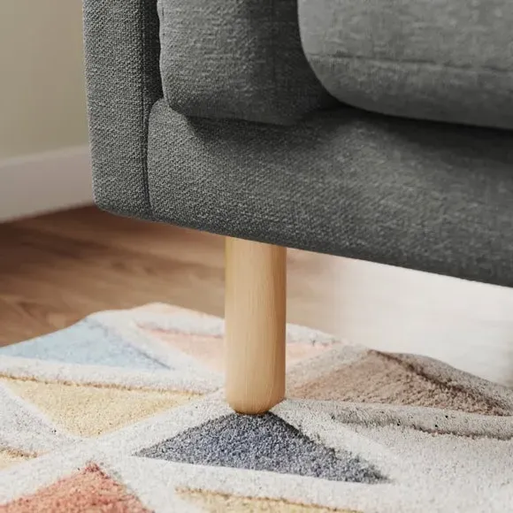 4-Seater Sofa - Graphite, Chenille