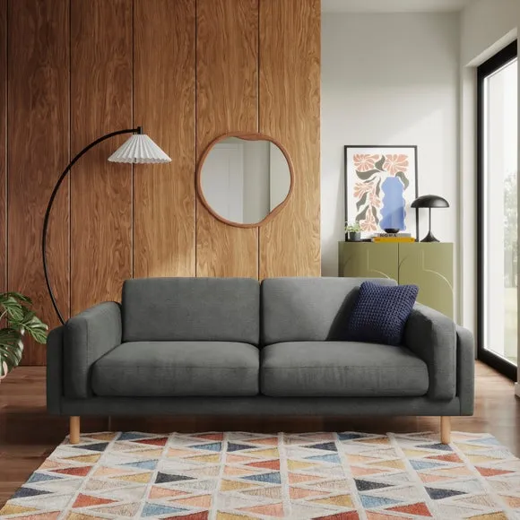 4-Seater Sofa - Graphite, Chenille