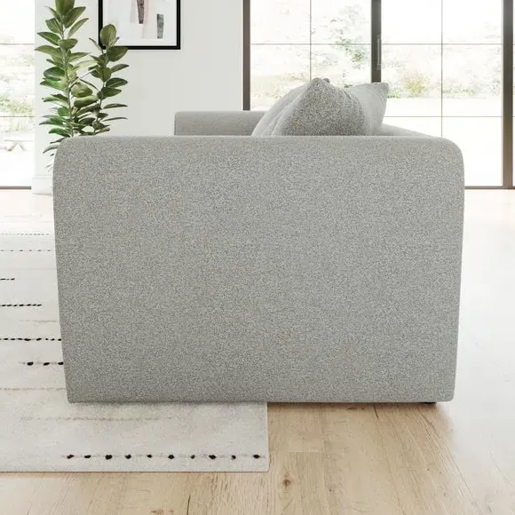 4-Seater Sofa Multi Texture - Grey, Fabric