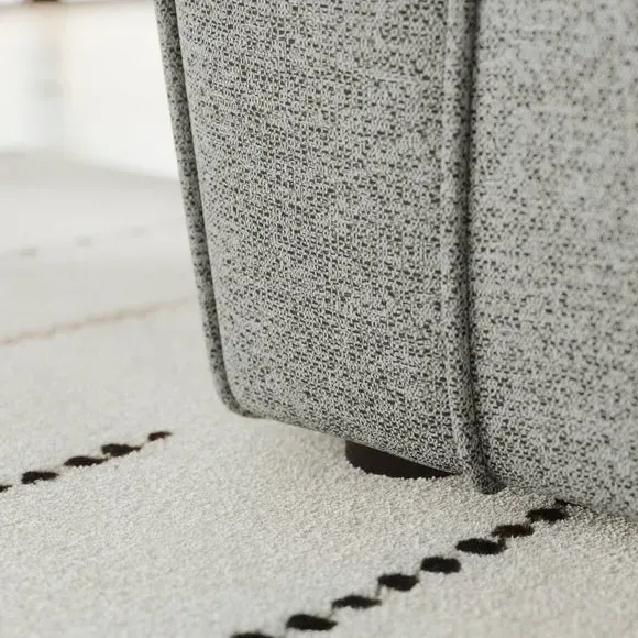 4-Seater Sofa Multi Texture - Grey, Fabric