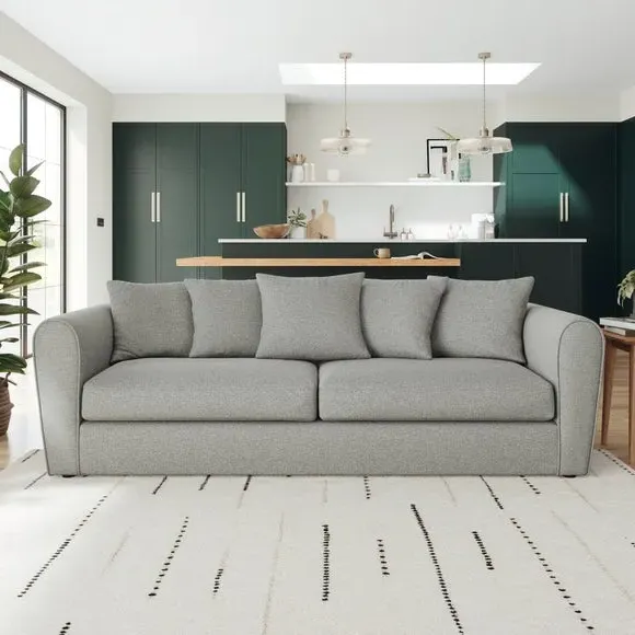 4-Seater Sofa Multi Texture - Grey, Fabric image