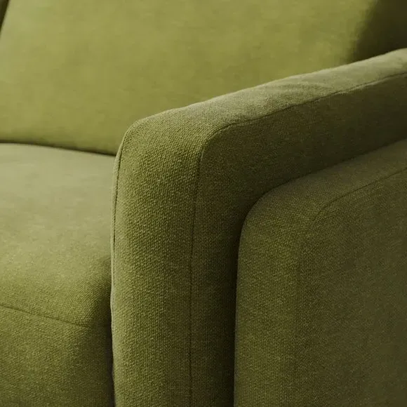 4-Seater Sofa - Olive, Chenille