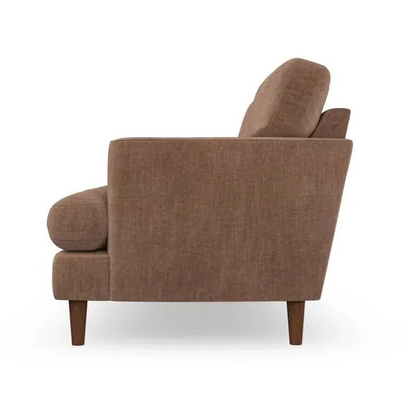 4-Seater Sofa with Button Detail - Clay