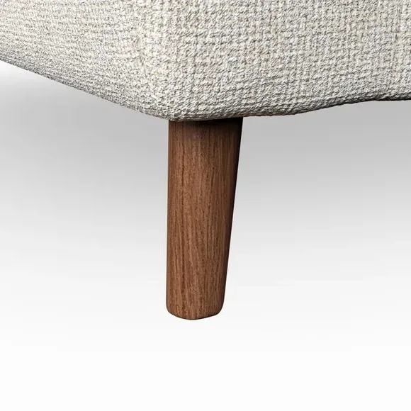 4-Seater Sofa with Button Details - White