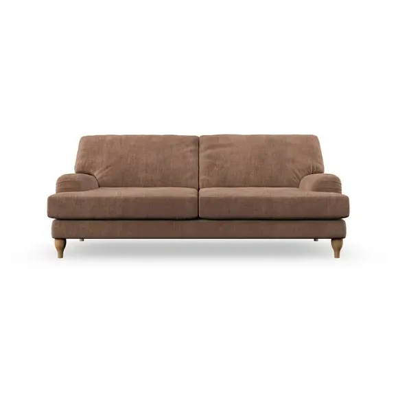 4-Seater Sofa with Pleated Arms - Clay