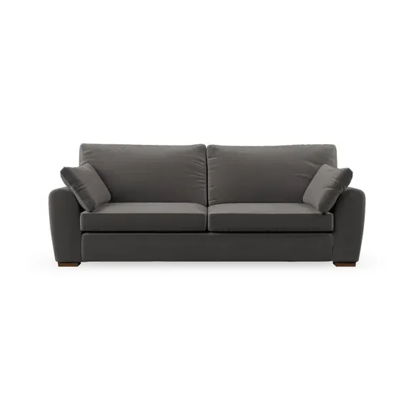 4-Seater Sofa with Removable Arms - Charcoal