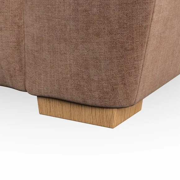 4-Seater Sofa with Removable Arms - Clay