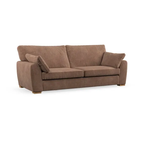 4-Seater Sofa with Removable Arms - Clay
