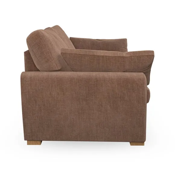 4-Seater Sofa with Removable Arms - Clay