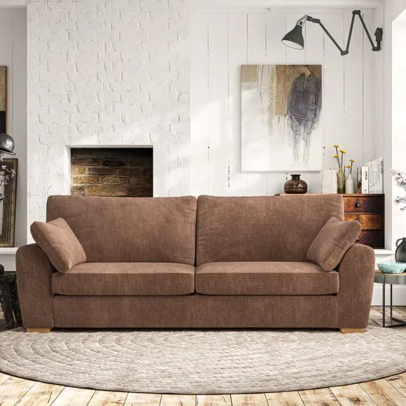4-Seater Sofa with Removable Arms - Clay