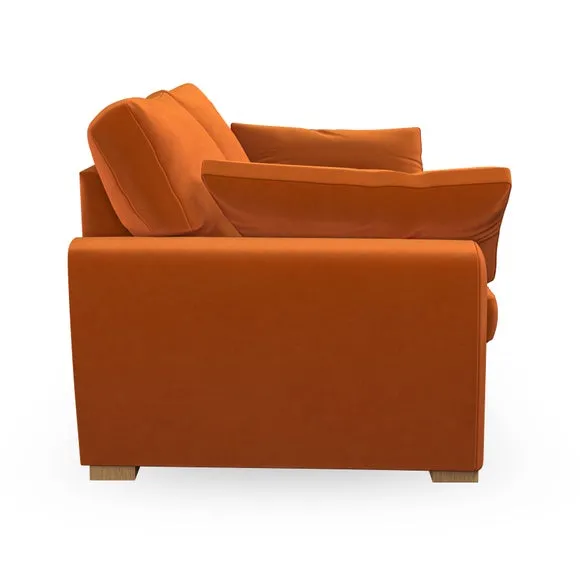 4-Seater Sofa with Removable Arms - Ginger