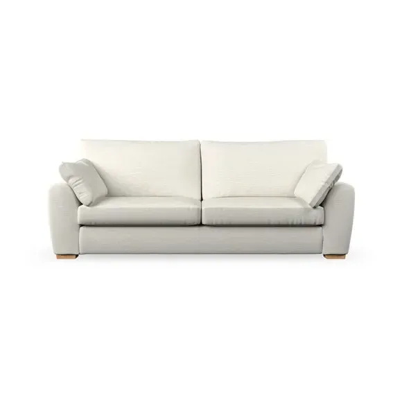 4-Seater Sofa with Removable Arms - Ivory