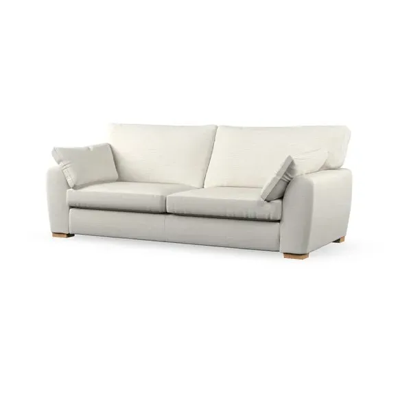 4-Seater Sofa with Removable Arms - Ivory