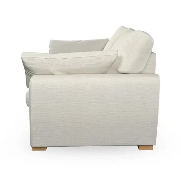 4-Seater Sofa with Removable Arms - Ivory