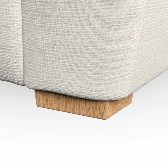 4-Seater Sofa with Removable Arms - Ivory