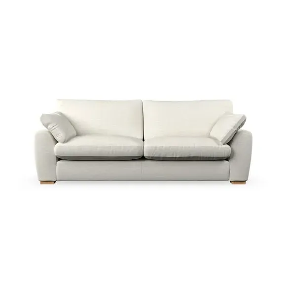 4-Seater Sofa with Removable Arms - Ivory