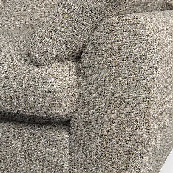 4-Seater Sofa with Removable Arms - Natural