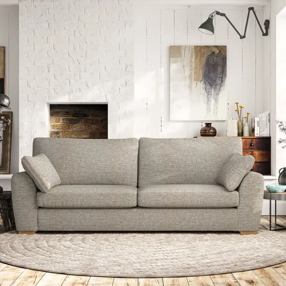 4-Seater Sofa with Removable Arms - Natural