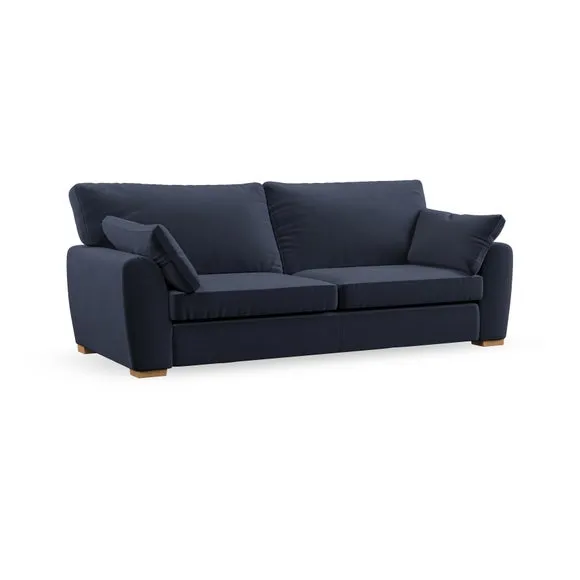 4-Seater Sofa with Removable Arms - Navy