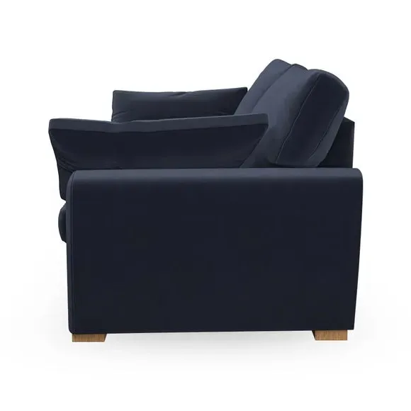 4-Seater Sofa with Removable Arms - Navy