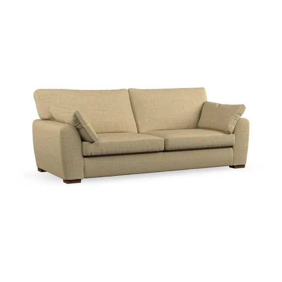 4-Seater Sofa with Removable Arms - Ochre