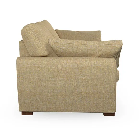 4-Seater Sofa with Removable Arms - Ochre