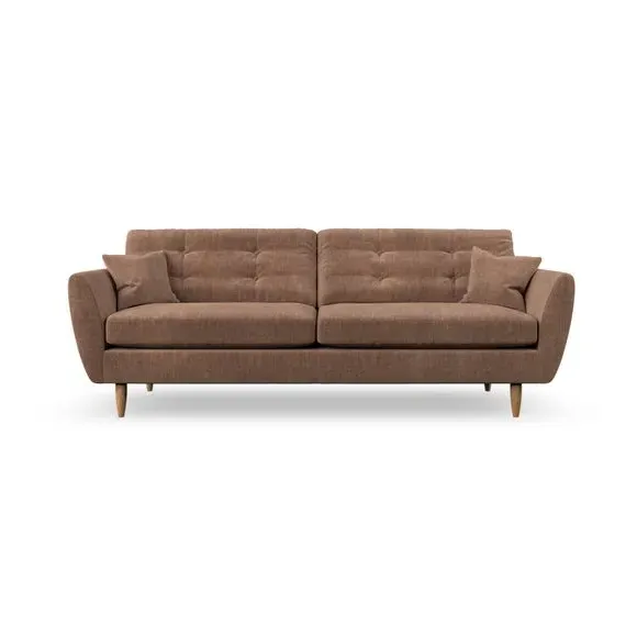 4-Seater Sofa with Scatter Cushions - Clay
