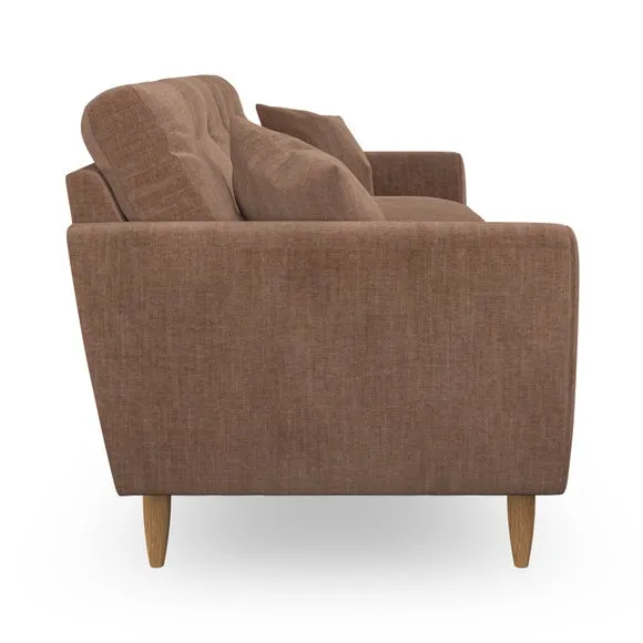4-Seater Sofa with Scatter Cushions - Clay