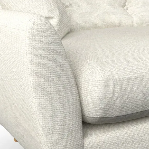 4-Seater Sofa with Scatter Cushions - Ivory