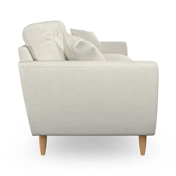 4-Seater Sofa with Scatter Cushions - Ivory