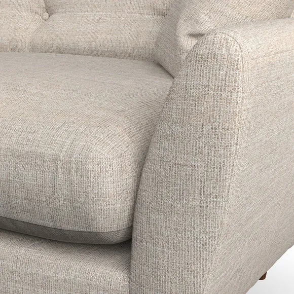 4-Seater Sofa with Scatter Cushions - Natural