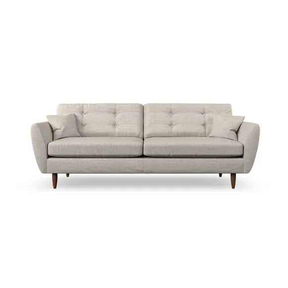 4-Seater Sofa with Scatter Cushions - Natural